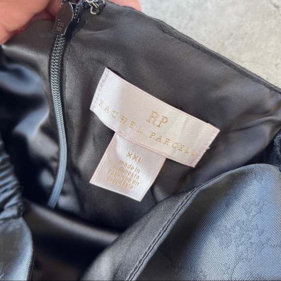 Rachel Parcell Puff Sleeve Jacquard Satin Top - Picture 5 of 6